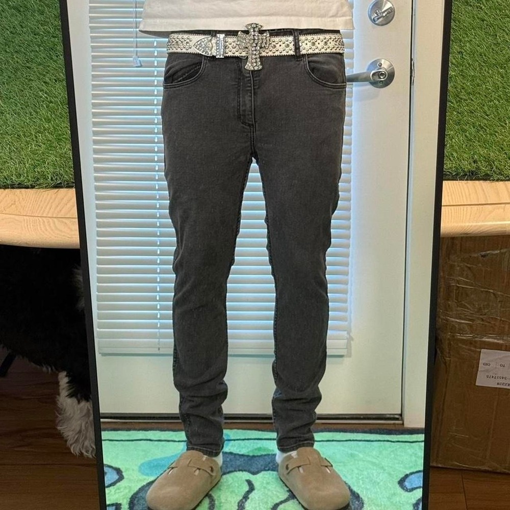 Wrangler black skinny jeans 31x28